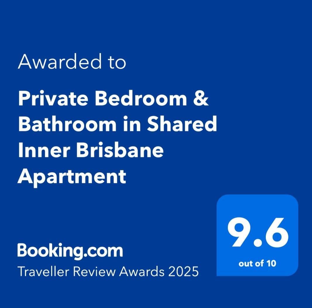 Private Bedroom & Bathroom In Shared Inner Brisbane Apartment Dış mekan fotoğraf